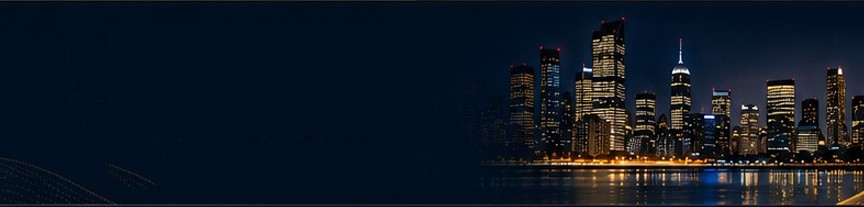 Night city skyline